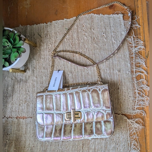 Brahmin • Rosalie Birch Nerina crossbody bag NWT